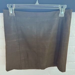 Free People Pleather Mini Skirt
